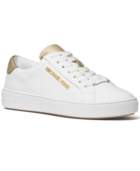 michael michael kors iona lace-up sneakers|michael kors rose gold sneakers.